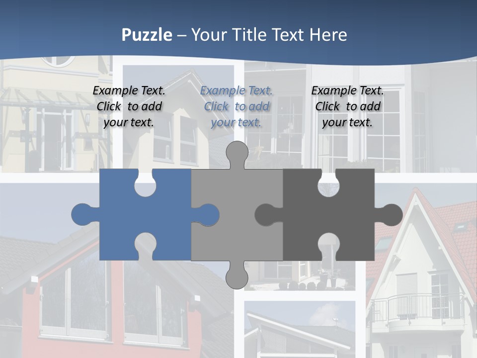 Immobilie Eigenheim Villa PowerPoint Template