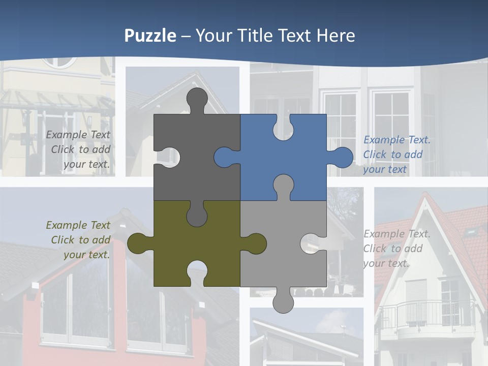 Immobilie Eigenheim Villa PowerPoint Template