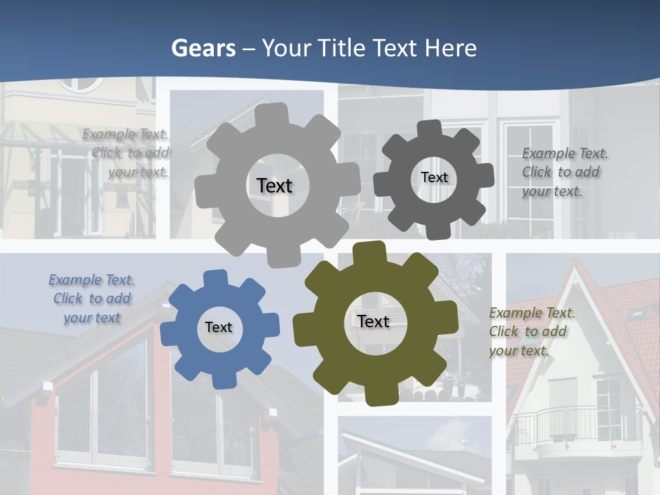 Immobilie Eigenheim Villa PowerPoint Template