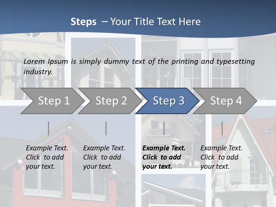 Immobilie Eigenheim Villa PowerPoint Template