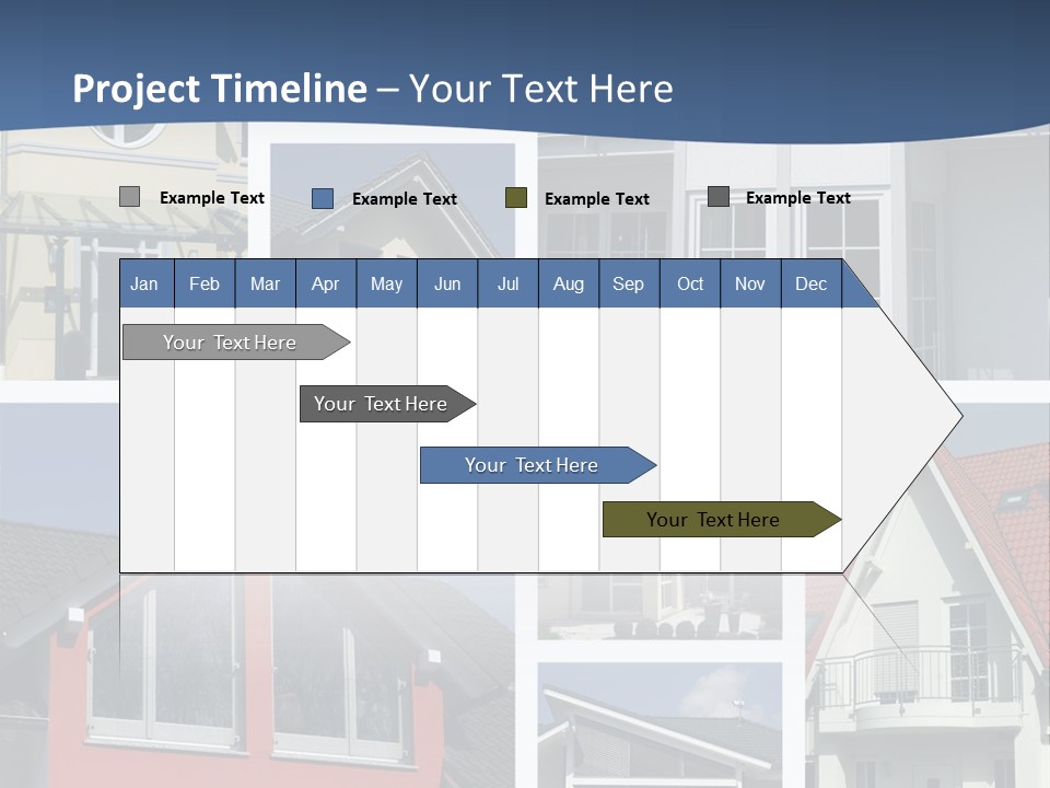 Immobilie Eigenheim Villa PowerPoint Template