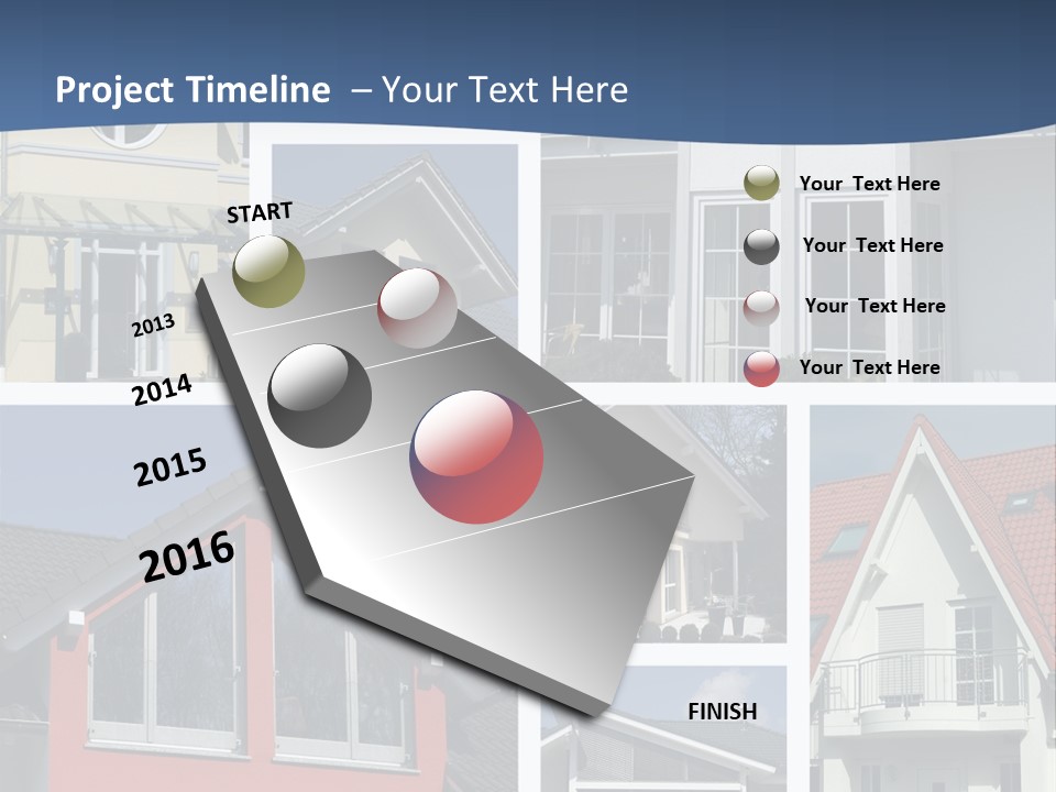 Immobilie Eigenheim Villa PowerPoint Template