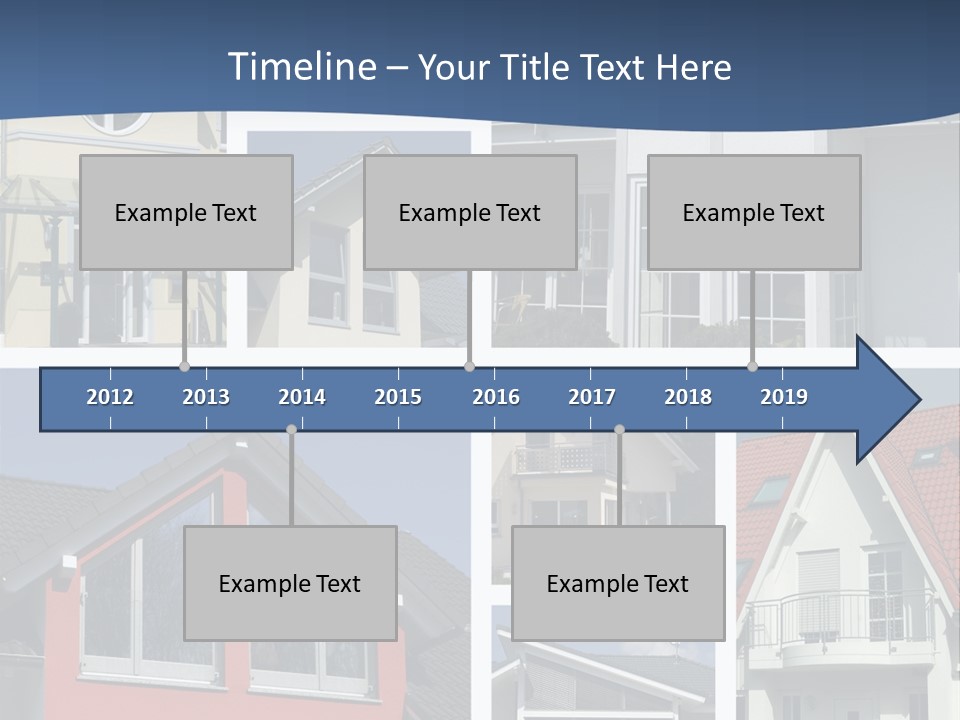 Immobilie Eigenheim Villa PowerPoint Template