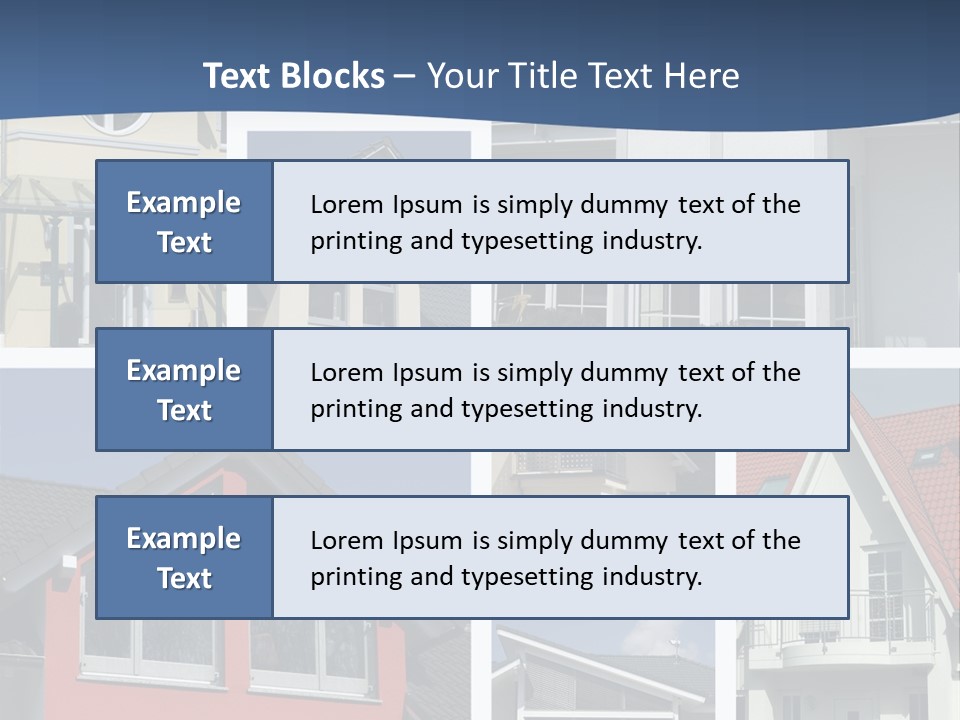 Immobilie Eigenheim Villa PowerPoint Template