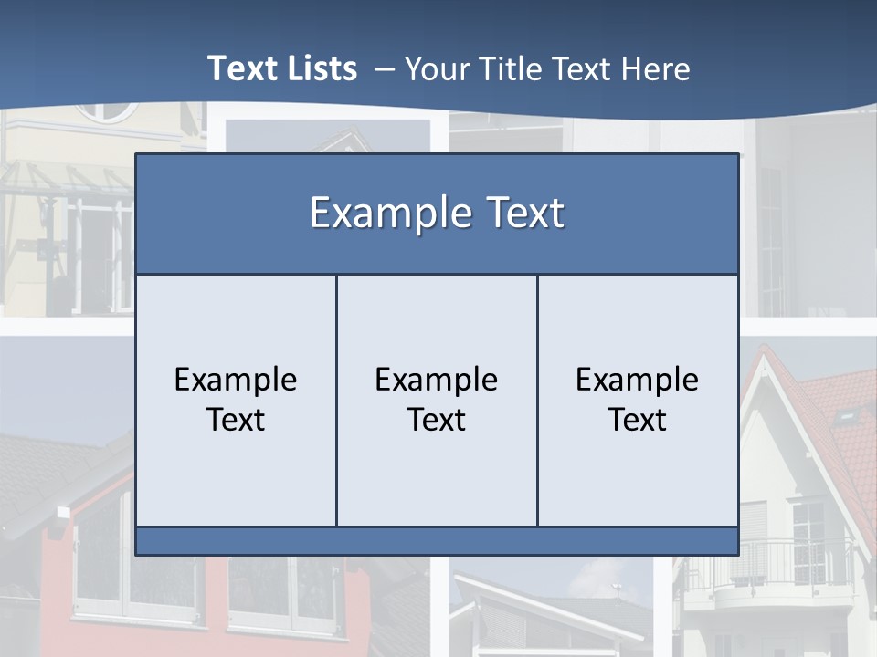 Immobilie Eigenheim Villa PowerPoint Template