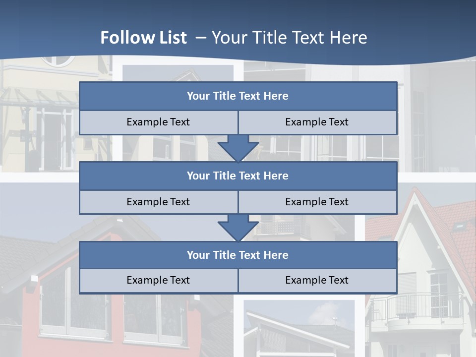 Immobilie Eigenheim Villa PowerPoint Template