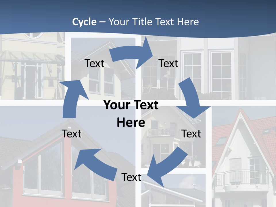 Immobilie Eigenheim Villa PowerPoint Template