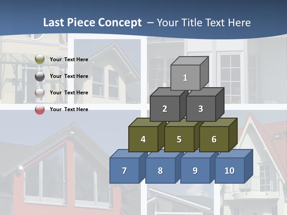 Immobilie Eigenheim Villa PowerPoint Template