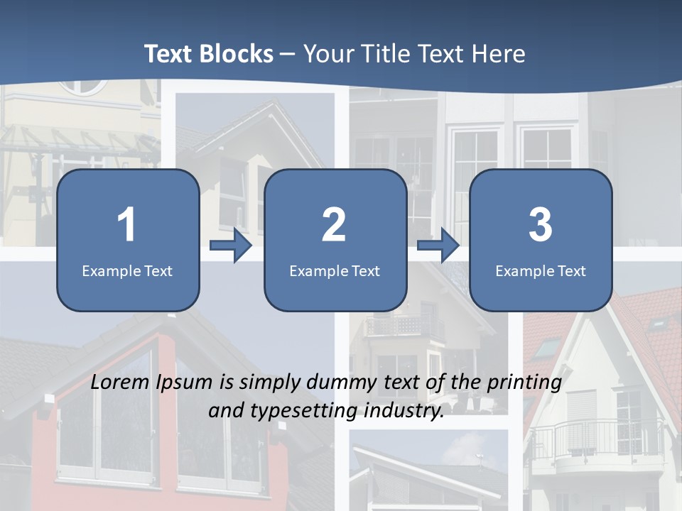 Immobilie Eigenheim Villa PowerPoint Template