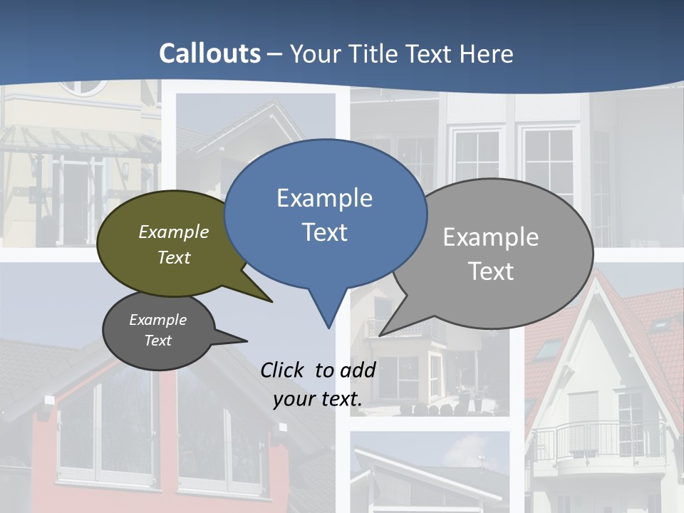 Immobilie Eigenheim Villa PowerPoint Template