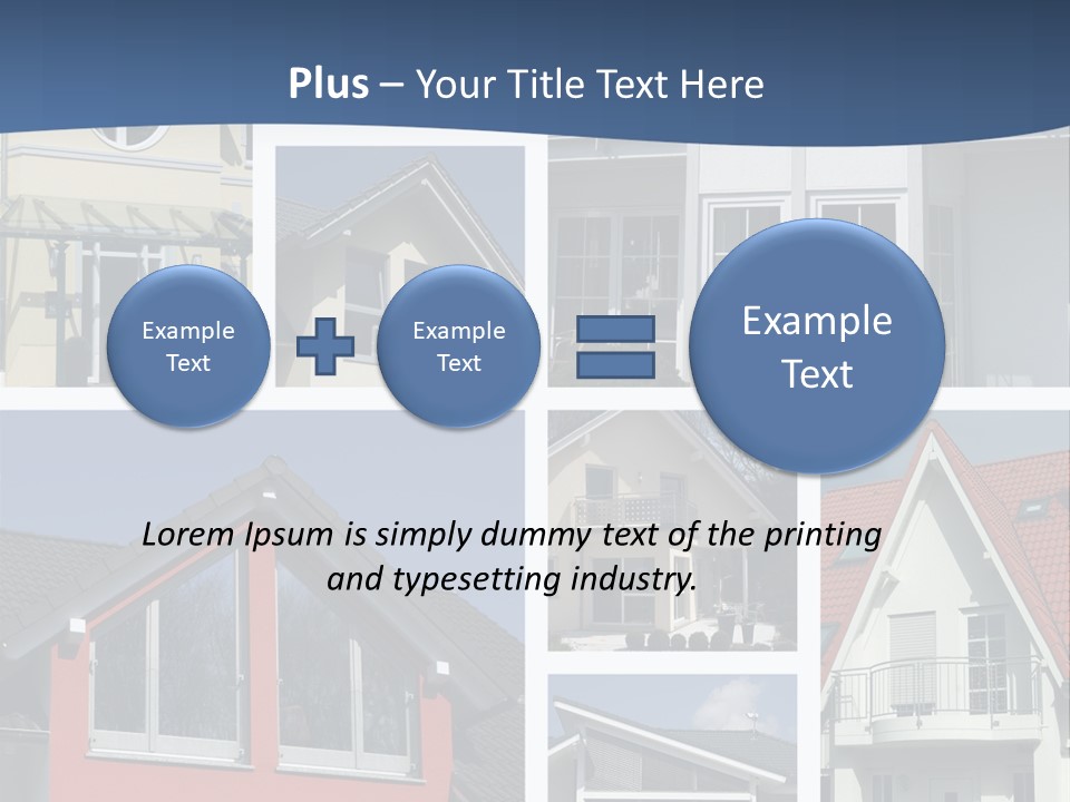 Immobilie Eigenheim Villa PowerPoint Template