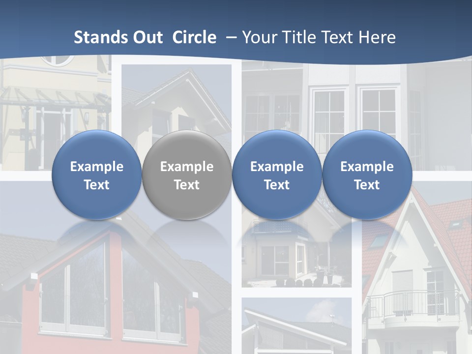 Immobilie Eigenheim Villa PowerPoint Template