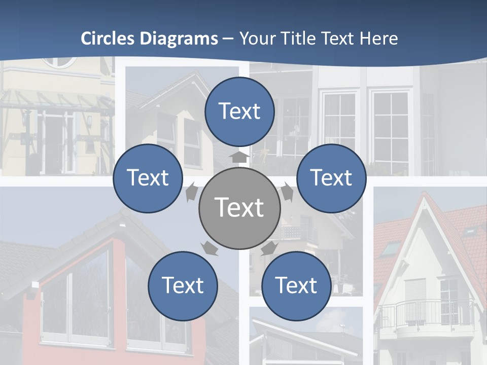 Immobilie Eigenheim Villa PowerPoint Template