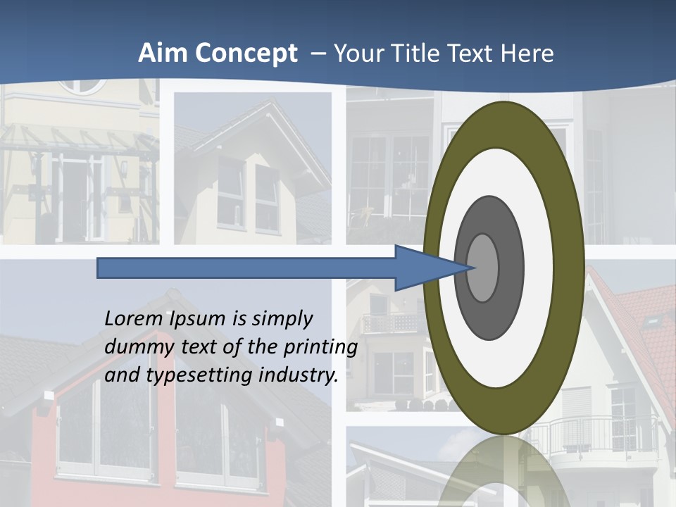 Immobilie Eigenheim Villa PowerPoint Template