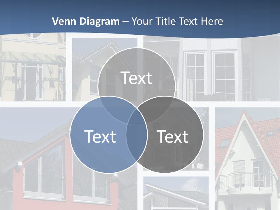 Immobilie Eigenheim Villa PowerPoint Template