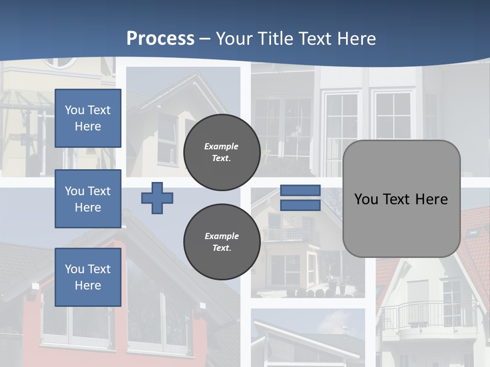 Immobilie Eigenheim Villa PowerPoint Template