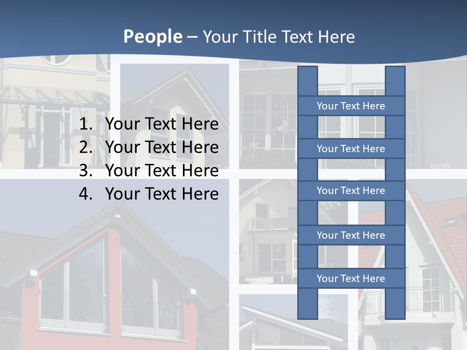 Immobilie Eigenheim Villa PowerPoint Template