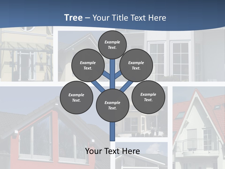 Immobilie Eigenheim Villa PowerPoint Template