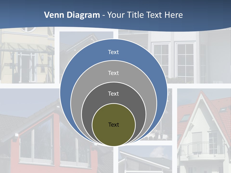 Immobilie Eigenheim Villa PowerPoint Template