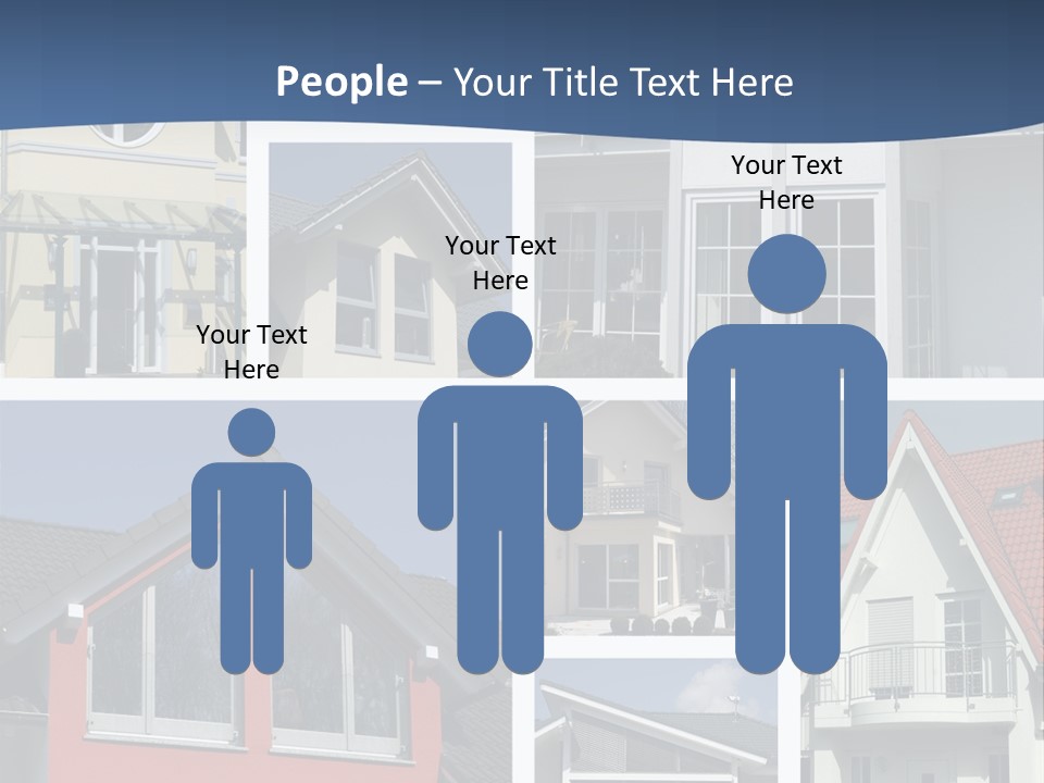 Immobilie Eigenheim Villa PowerPoint Template