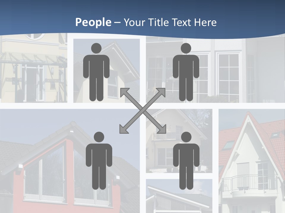 Immobilie Eigenheim Villa PowerPoint Template