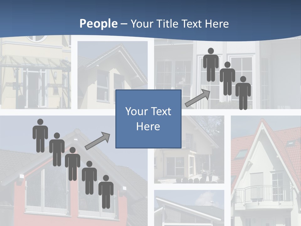 Immobilie Eigenheim Villa PowerPoint Template
