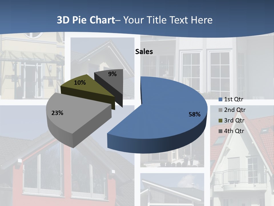 Immobilie Eigenheim Villa PowerPoint Template