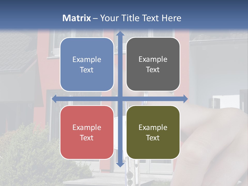 Beziehen Haus Treppe PowerPoint Template