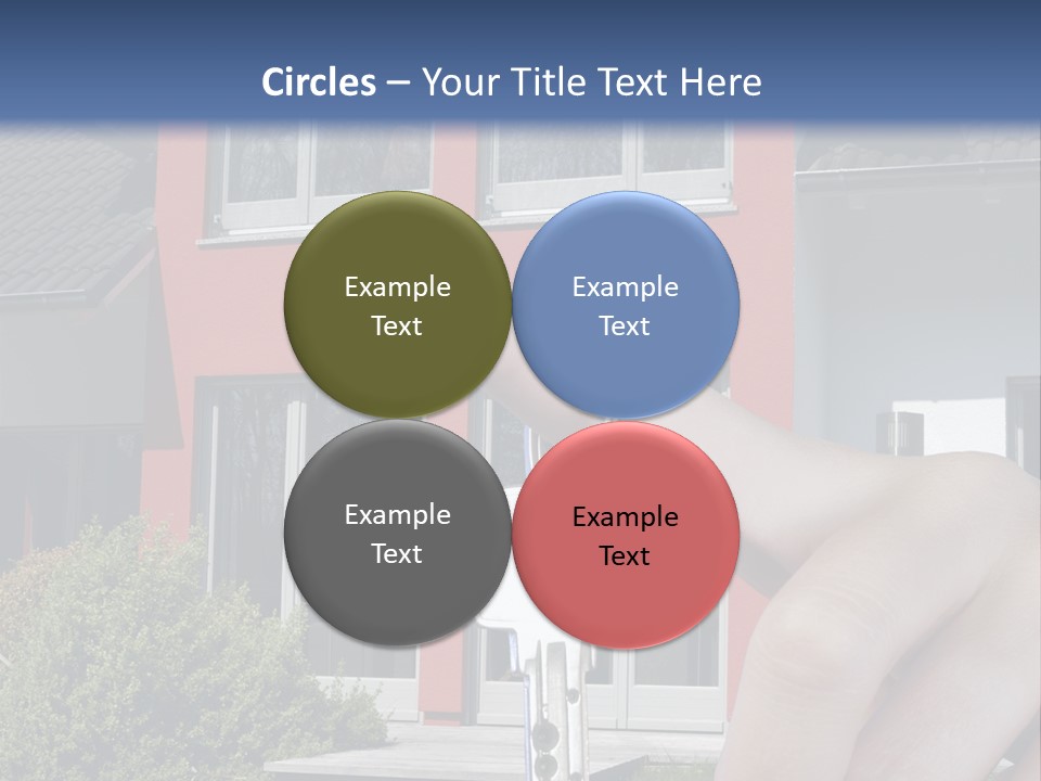 Beziehen Haus Treppe PowerPoint Template