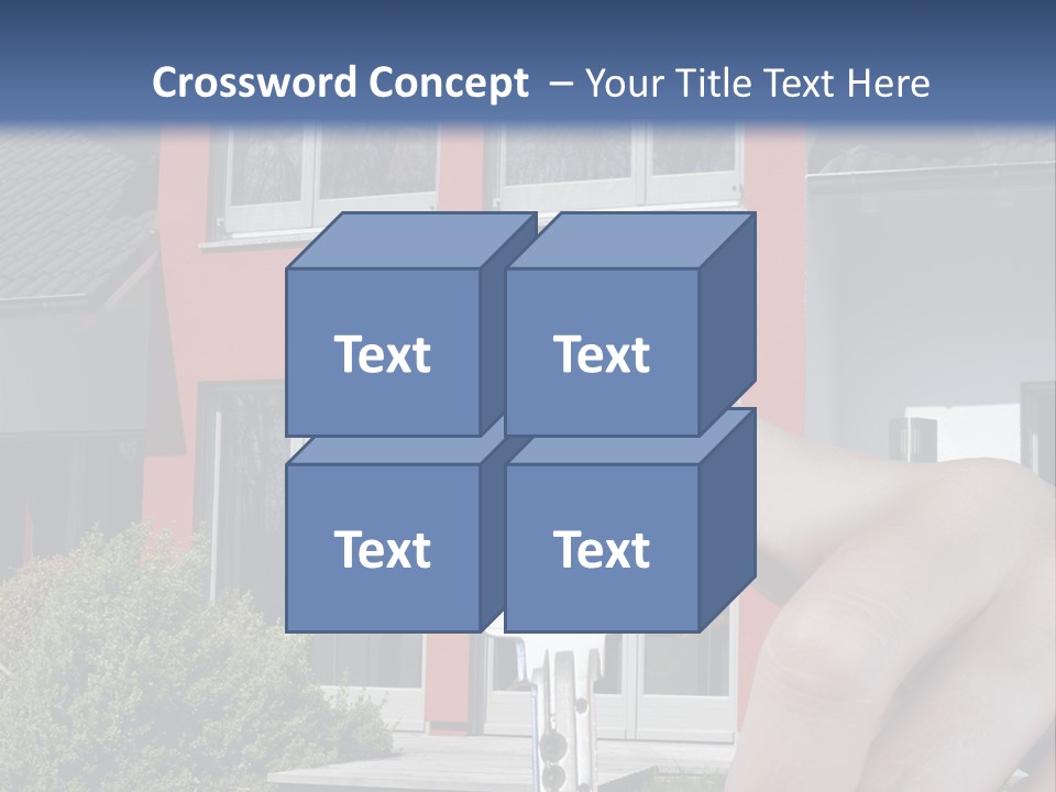 Beziehen Haus Treppe PowerPoint Template