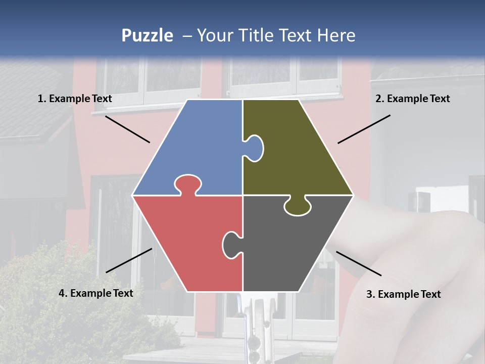 Beziehen Haus Treppe PowerPoint Template