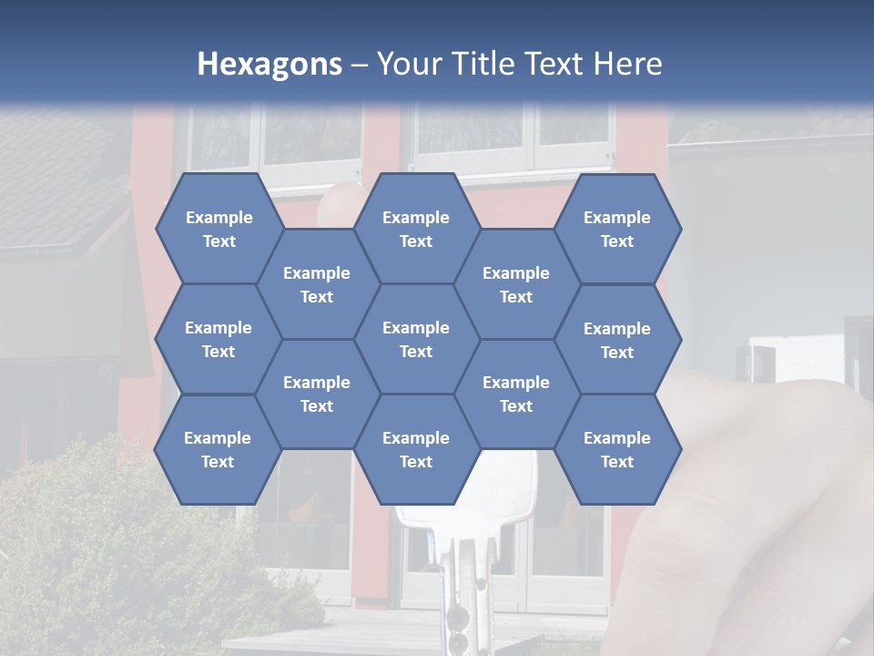 Beziehen Haus Treppe PowerPoint Template