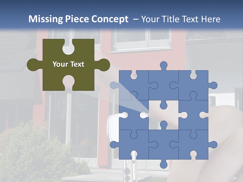 Beziehen Haus Treppe PowerPoint Template