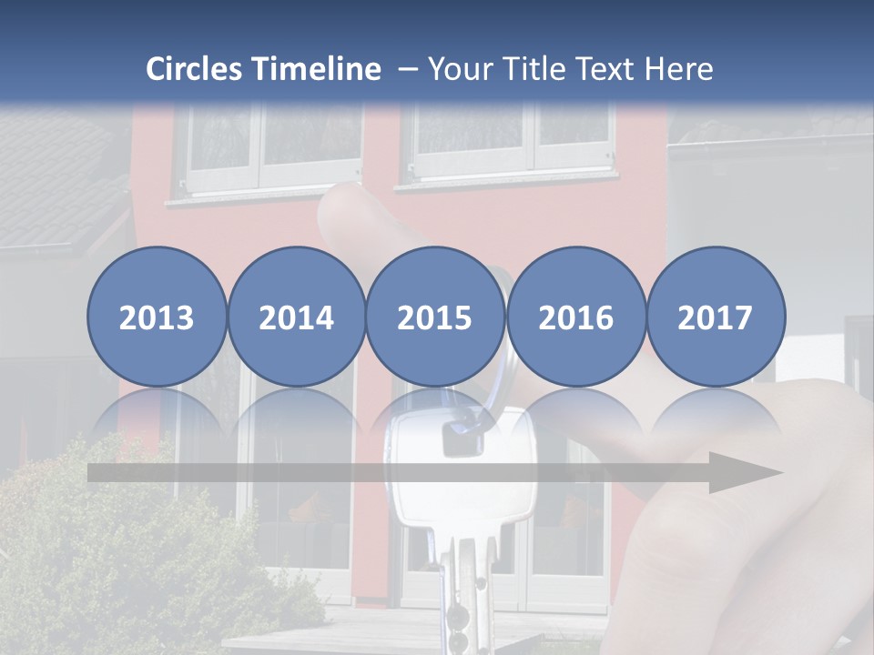 Beziehen Haus Treppe PowerPoint Template