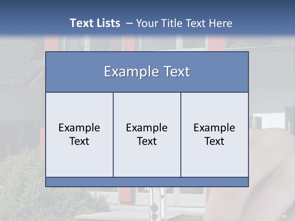 Beziehen Haus Treppe PowerPoint Template