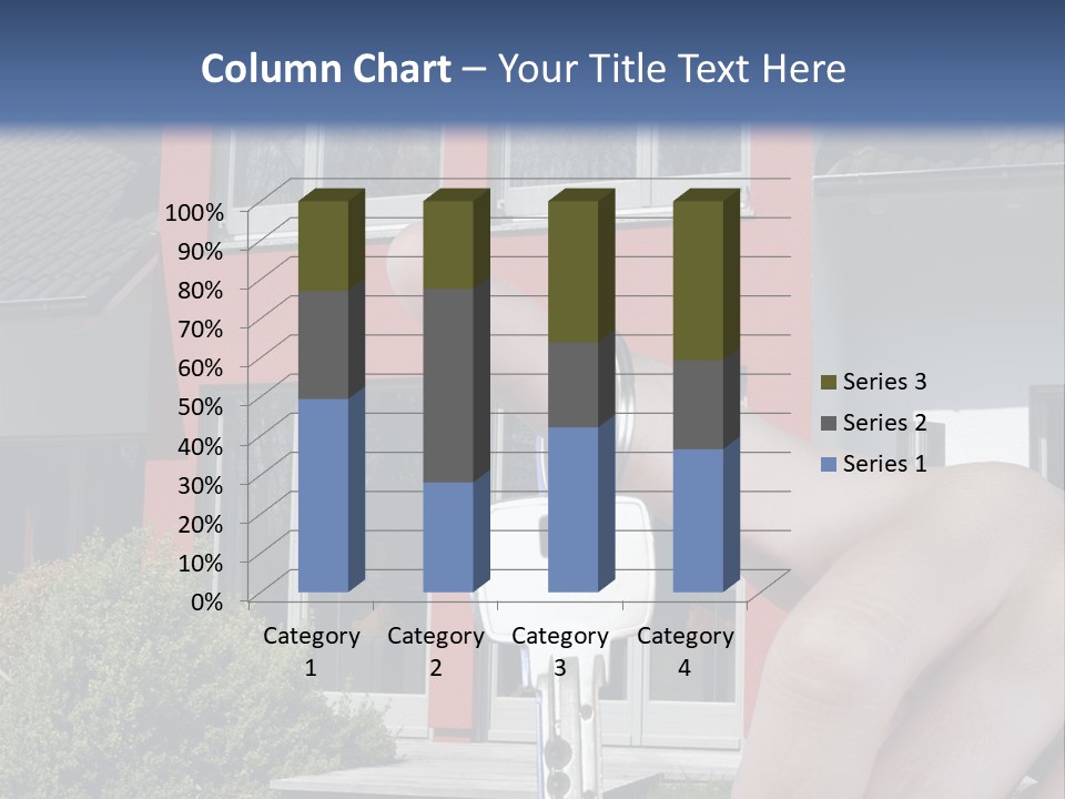 Beziehen Haus Treppe PowerPoint Template