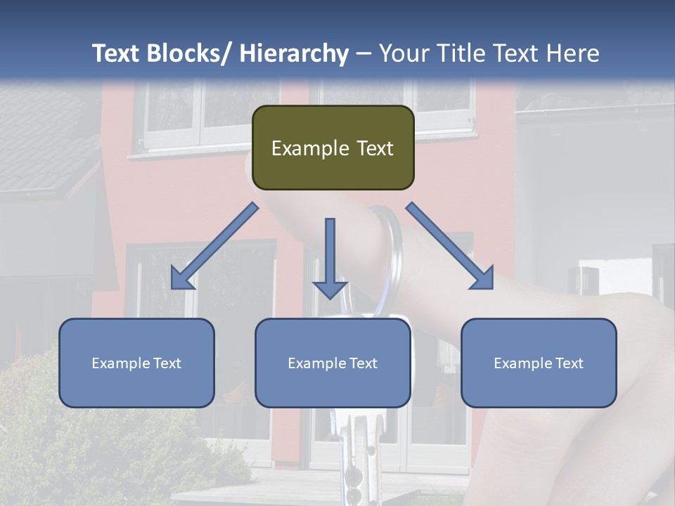 Beziehen Haus Treppe PowerPoint Template