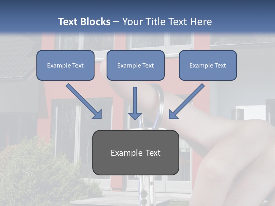 Beziehen Haus Treppe PowerPoint Template