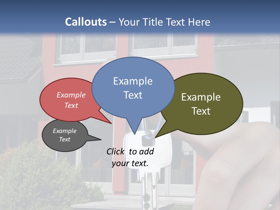 Beziehen Haus Treppe PowerPoint Template