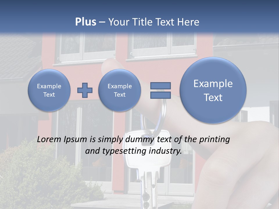 Beziehen Haus Treppe PowerPoint Template