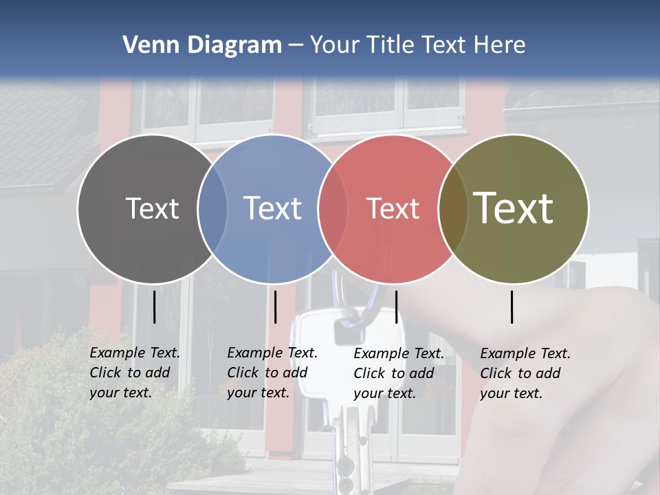 Beziehen Haus Treppe PowerPoint Template