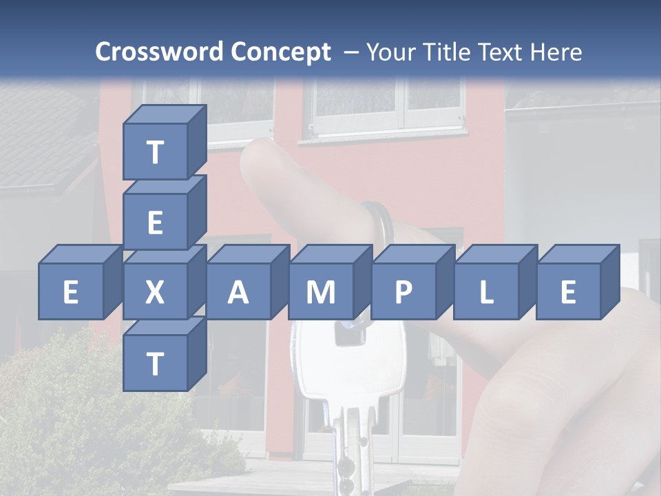 Beziehen Haus Treppe PowerPoint Template