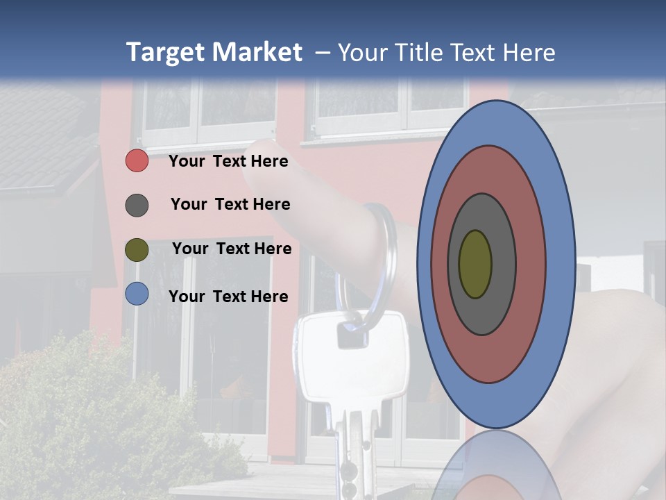 Beziehen Haus Treppe PowerPoint Template