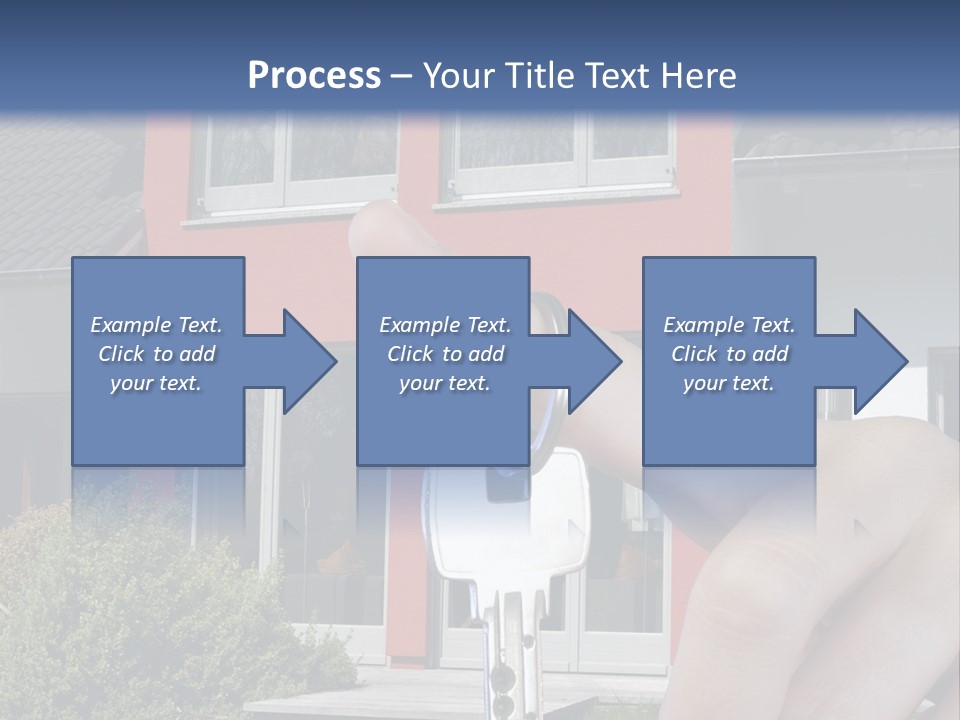 Beziehen Haus Treppe PowerPoint Template