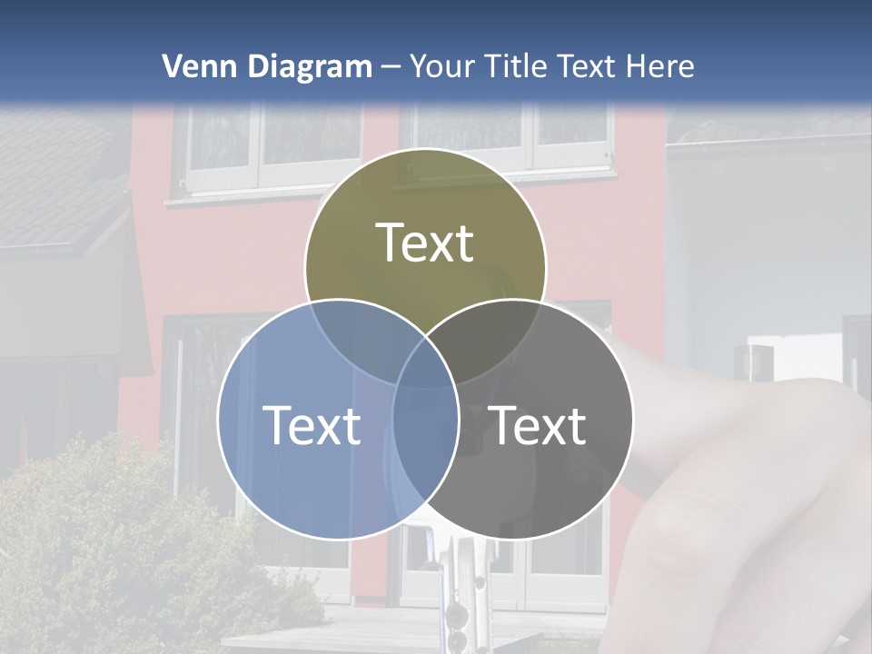Beziehen Haus Treppe PowerPoint Template