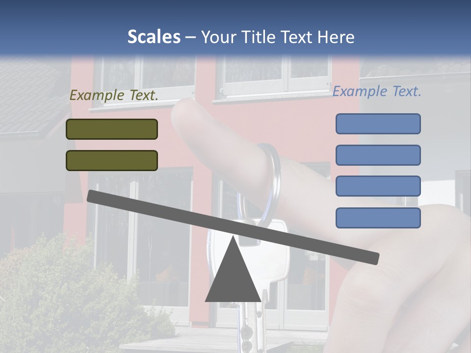 Beziehen Haus Treppe PowerPoint Template