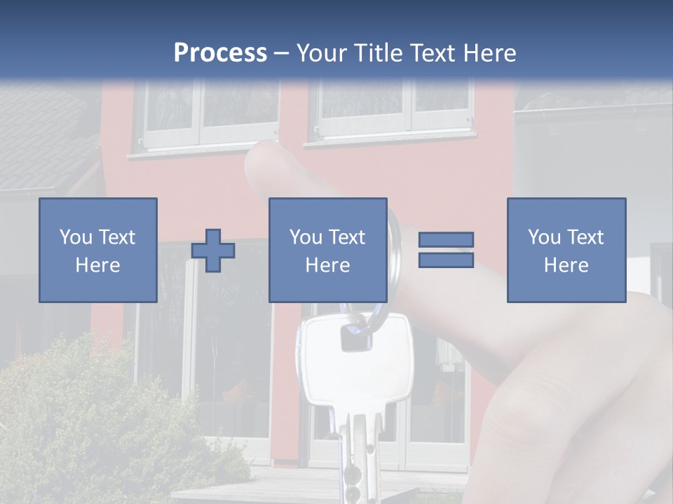Beziehen Haus Treppe PowerPoint Template