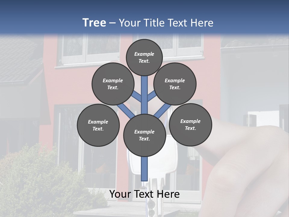 Beziehen Haus Treppe PowerPoint Template