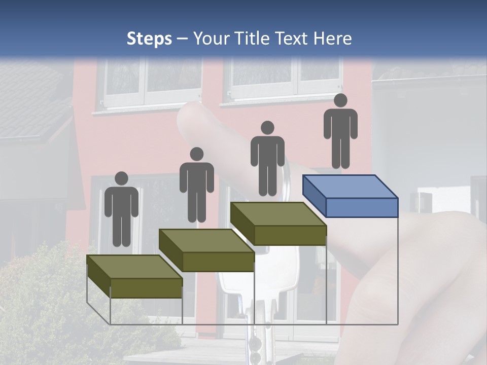 Beziehen Haus Treppe PowerPoint Template