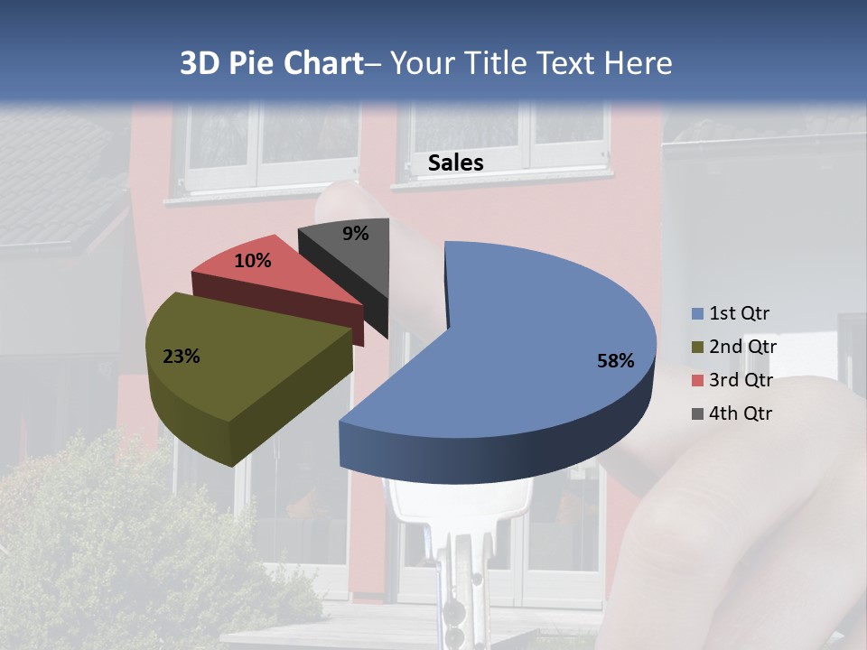 Beziehen Haus Treppe PowerPoint Template